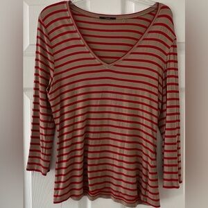 Tahari V-Neck Top